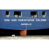 9688 Schiffsheck Ccontainerschiff Hafen Hamburg; Sportboot | 